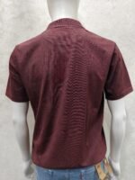 Washed-Effect Solid T-Shirt – Half Sleeve