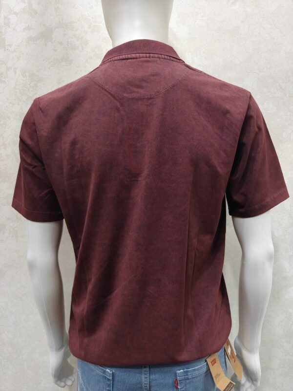Washed-Effect Solid T-Shirt – Half Sleeve