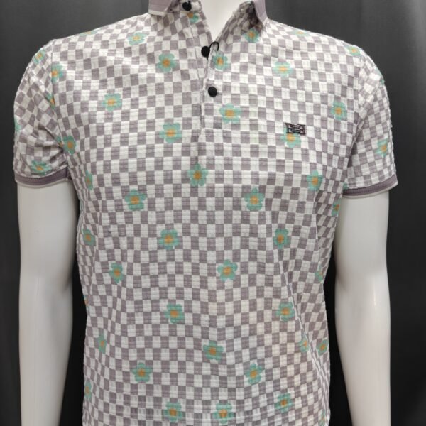 Gingham Check with Mini Floral Print