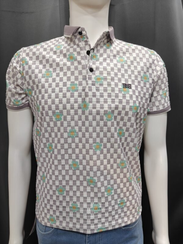 Gingham Check with Mini Floral Print