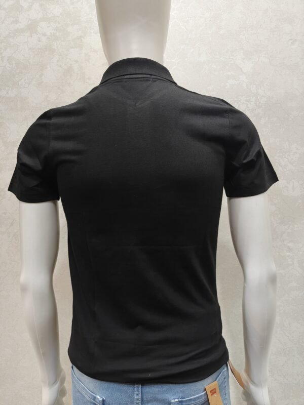 Midnight Black Pocket Polo T-Shirt