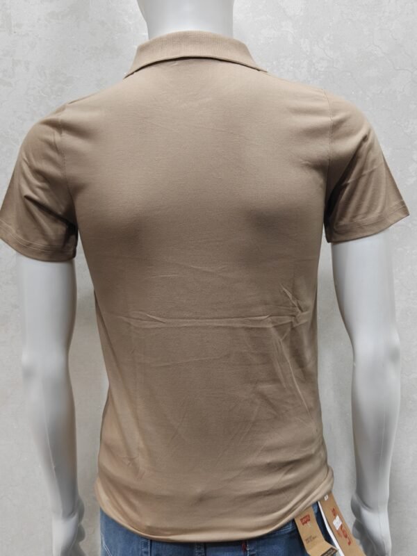 Sand Beige Pocket Polo T-Shirt