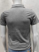 Heather Grey Pocket Polo T-Shirt