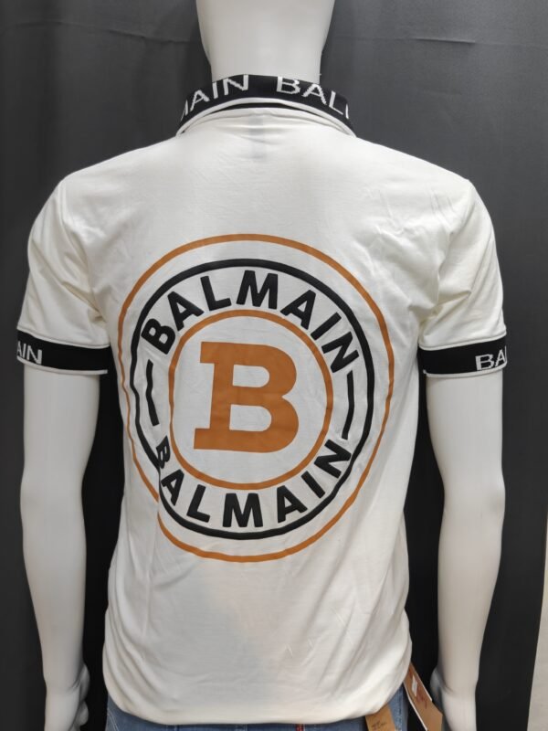 Half Sleeve Collar T-Shirt – Logo Tape Collar & Sleeve Bands