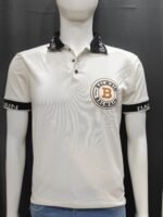 Half Sleeve Collar T-Shirt – Logo Tape Collar & Sleeve Bands