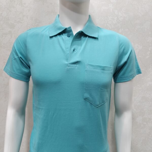 Aqua Breeze Pocket Polo T-Shirt