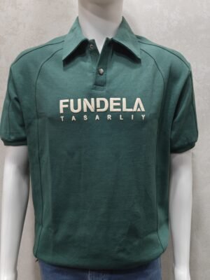 Half Sleeve -Shirt – Raised “FUNDELA” Chest Embroidery
