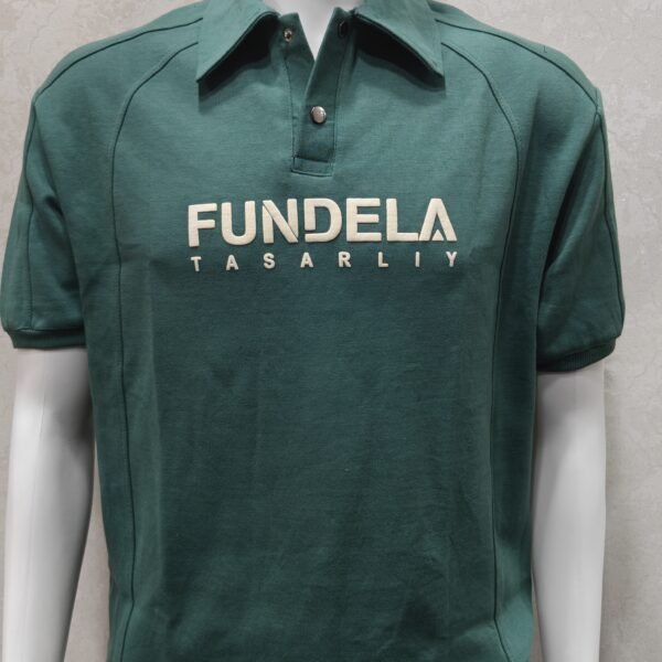 Half Sleeve -Shirt – Raised “FUNDELA” Chest Embroidery