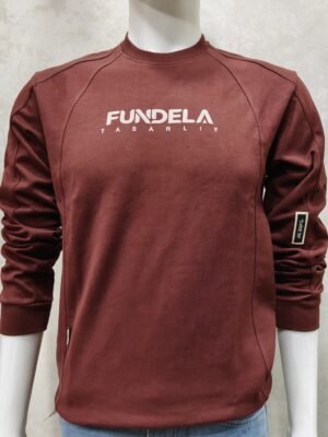 Maroon Crewneck Sweatshirt – Full Sleeve Round Neck