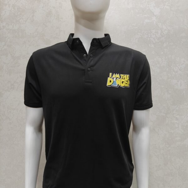 “I Am the Danger” Black Graphic Polo 