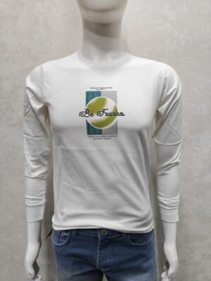 Be Fearless Off‑White Full‑Sleeve