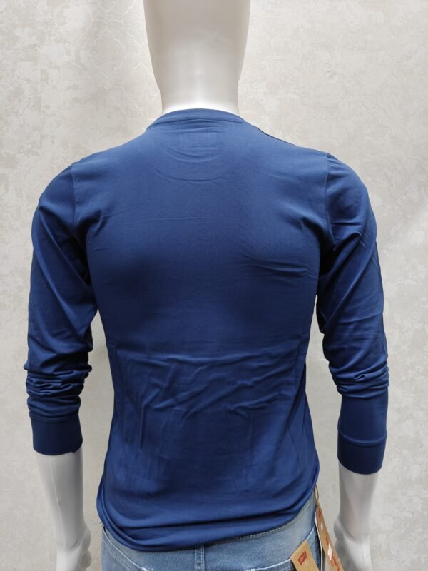 Bold Spirit Navy Blue Full‑Sleeve