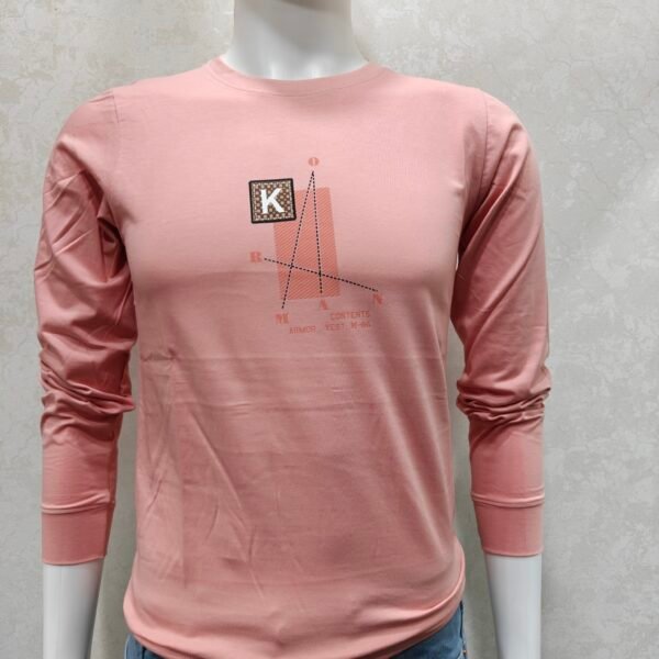 K‑Roman Dusty Rose Full‑Sleeve