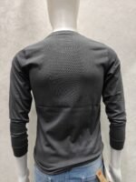 Be Awesome Charcoal Grey Full‑Sleeve