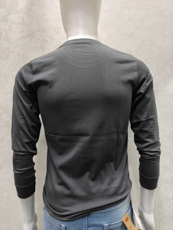 Be Awesome Charcoal Grey Full‑Sleeve