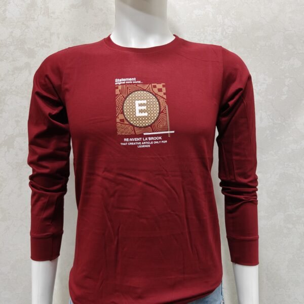 Reinvent La Brook Maroon Full‑Sleeve