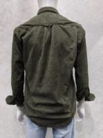 Olive Green Corduroy Shirt – Full Sleeve