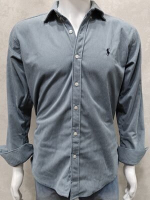 Slate Blue Corduroy Shirt – Full Sleeve