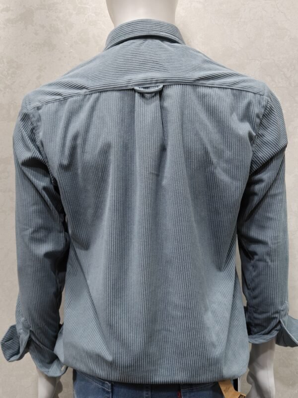 Slate Blue Corduroy Shirt – Full Sleeve