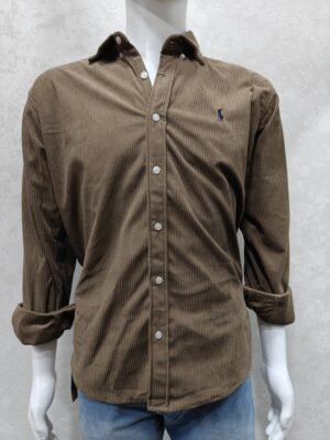 Mocha Brown Corduroy Shirt