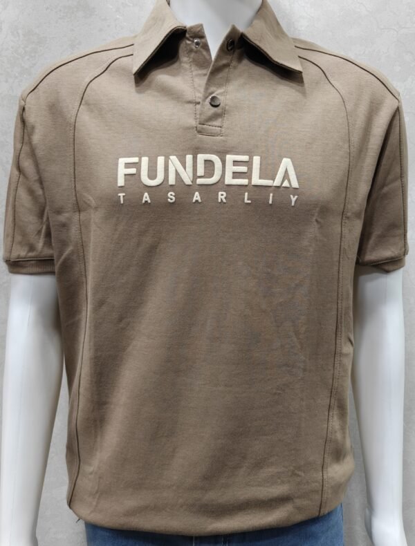 Half Sleeve -Shirt – Raised “FUNDELA” Chest Embroidery