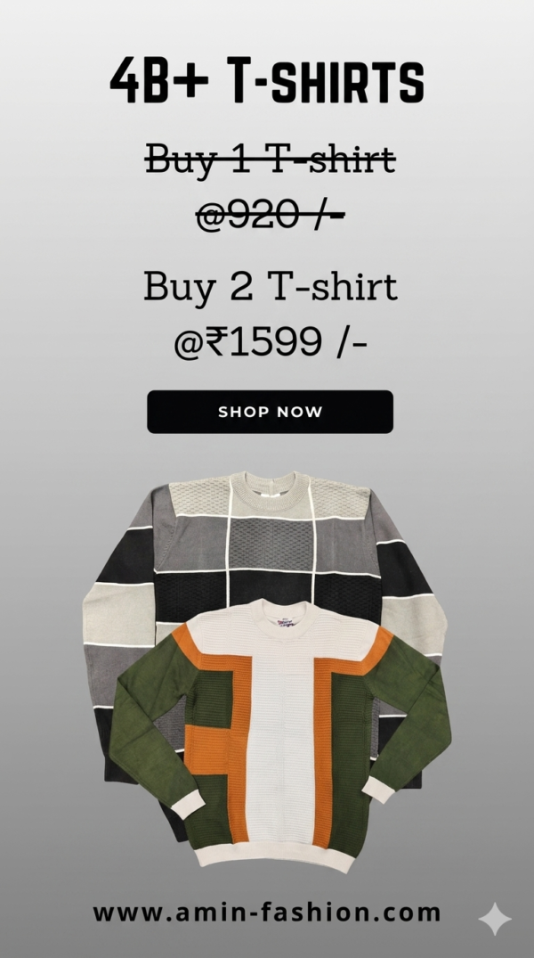 Buy 2 Four +B Tshirts @1599