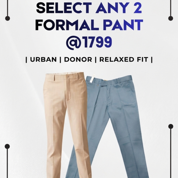 Buy 2 Relaxed Straight Formal in @1799