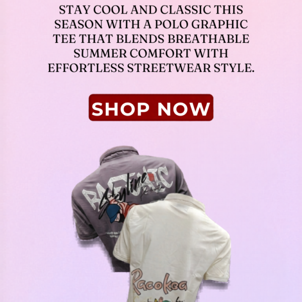 Buy 2 Graphics Polo Tshirts in @1199