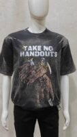 Men’s Acid Wash Graphic Printed T-Shirt