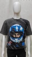 Men’s Acid Wash Graphic Printed T-Shirt