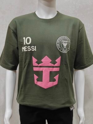 Men’s Mes_si 10 Miami Football T-Shirt